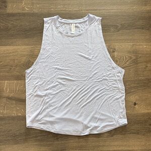 Athleta Pale Blue Women's Muscle Tank
